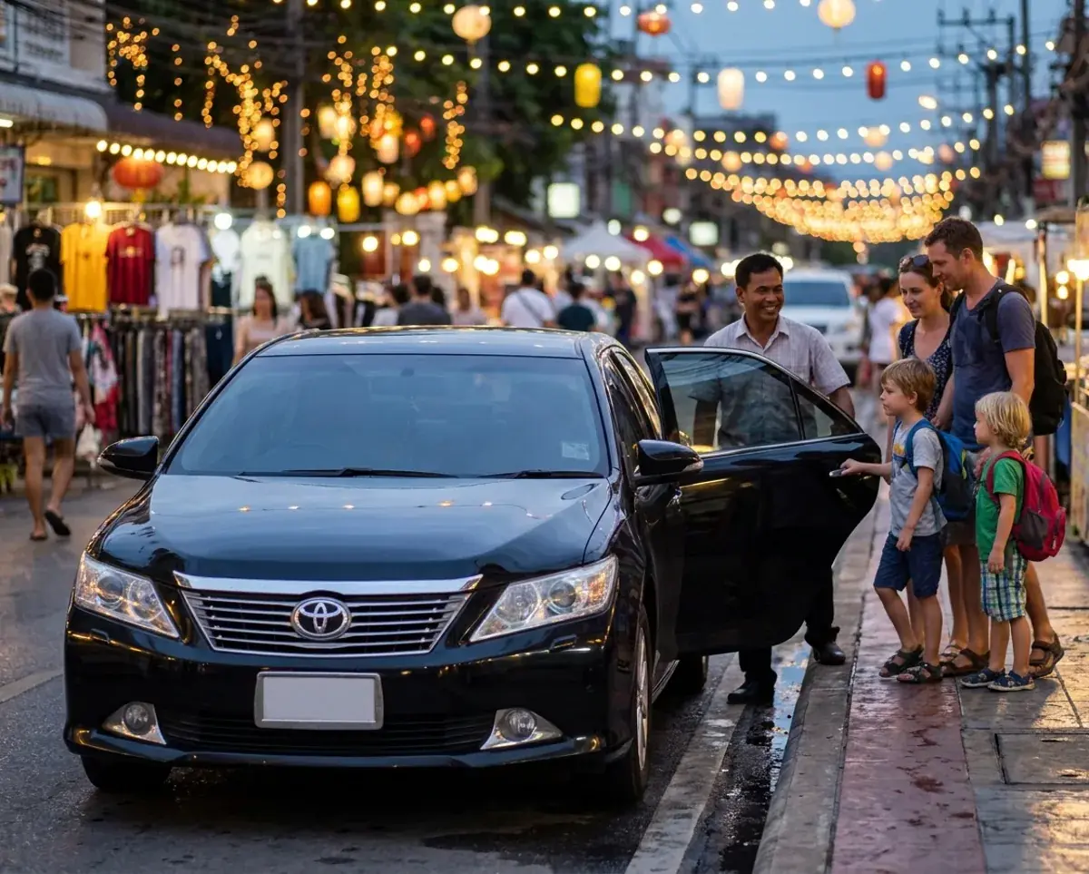 CABHUAHIN driver and travellers in Hua Hin