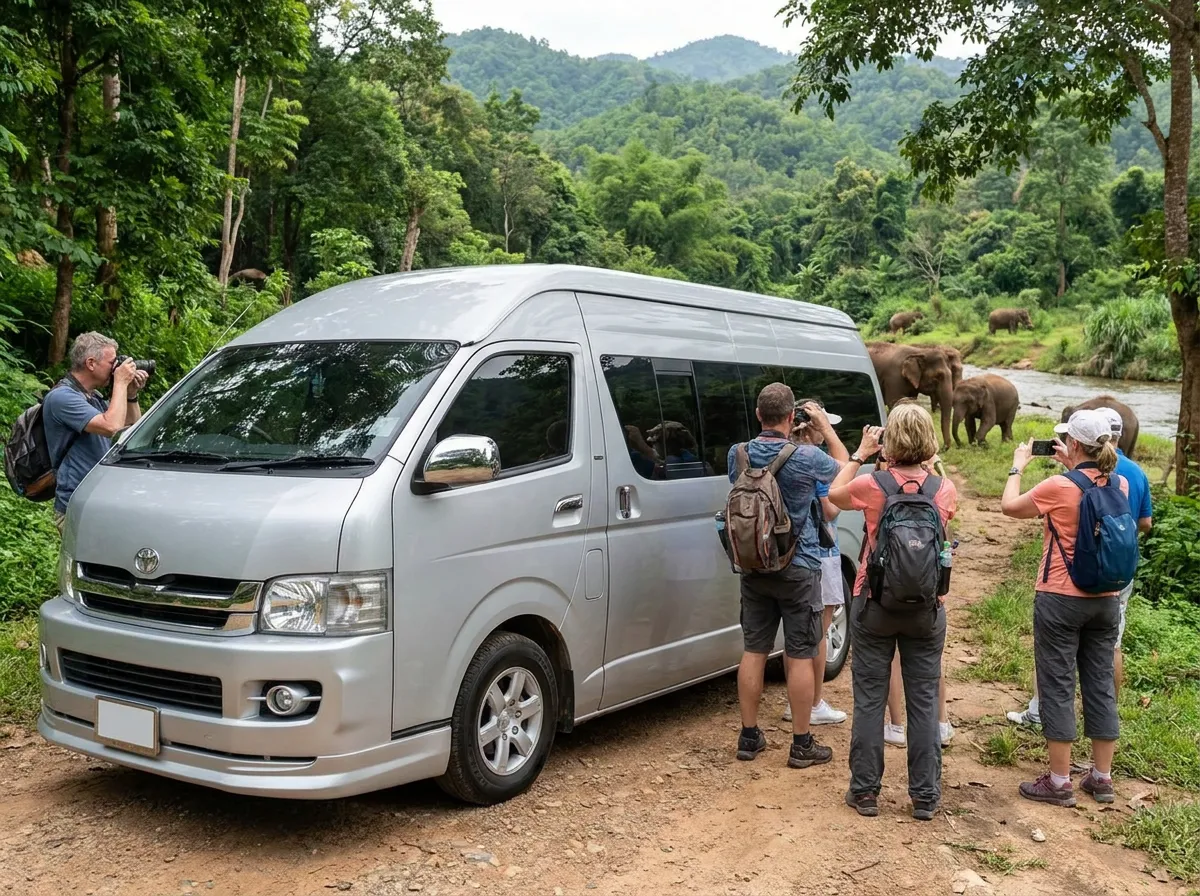 Mae Taeng Elephant Sanctuary – taxi from Hua Hin