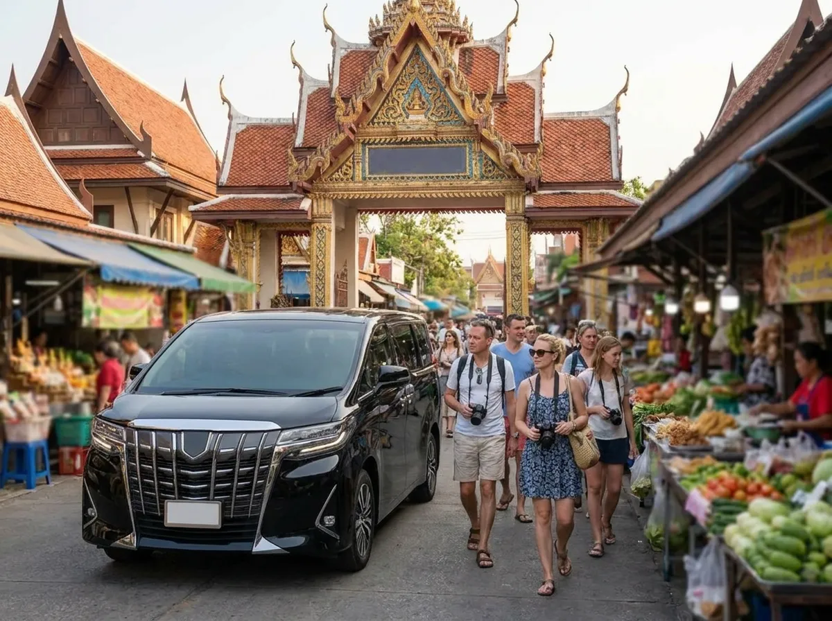 Don Wai Floating Market – taxi from Hua Hin