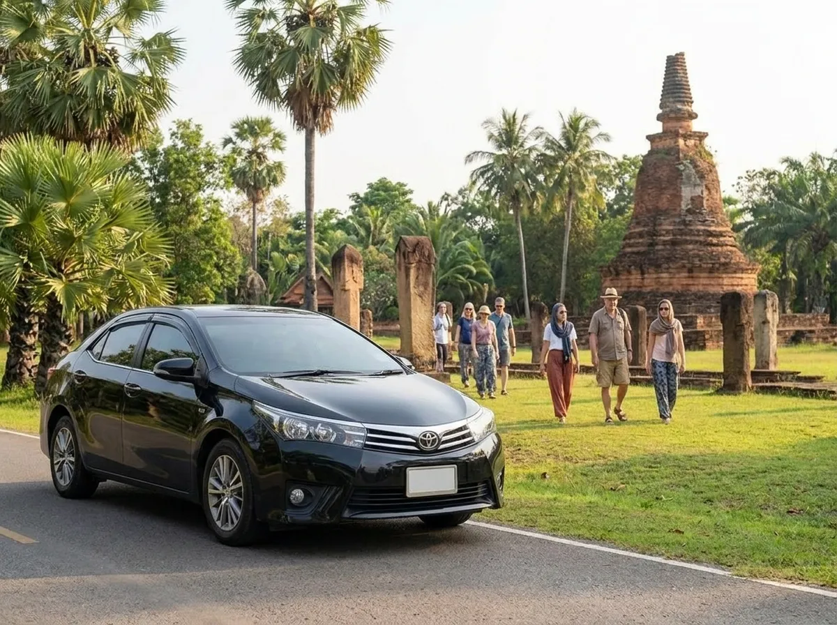 Fa Daet Song Yang Ancient Town – taxi from Hua Hin