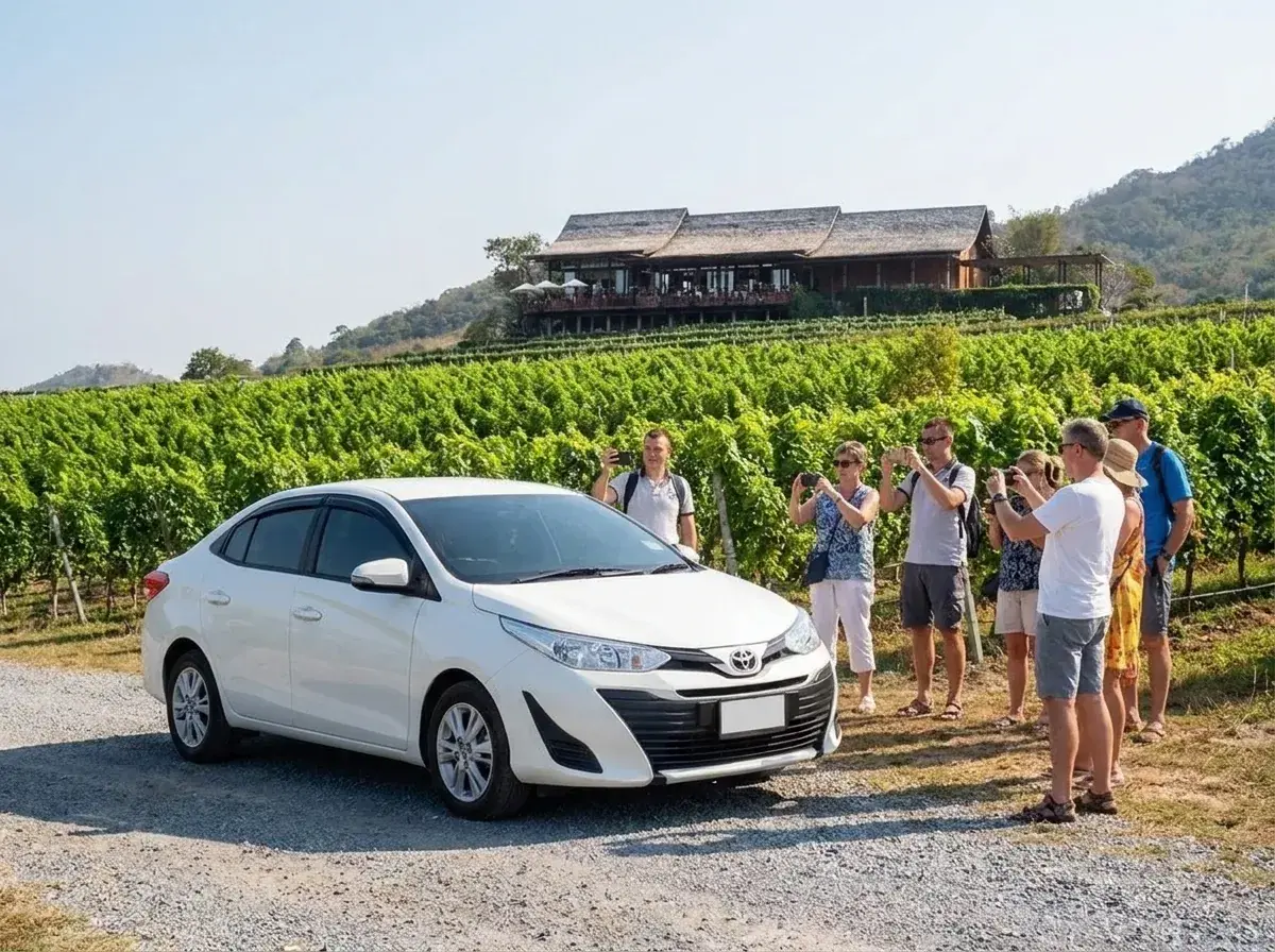 Hua Hin Hills Vineyard – taxi from Hua Hin