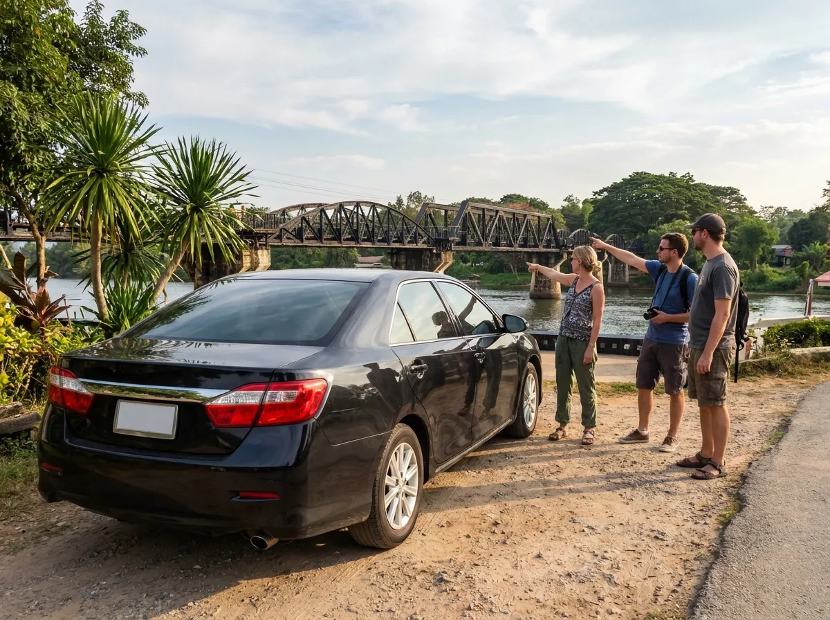 Kanchanaburi – taxi from Hua Hin
