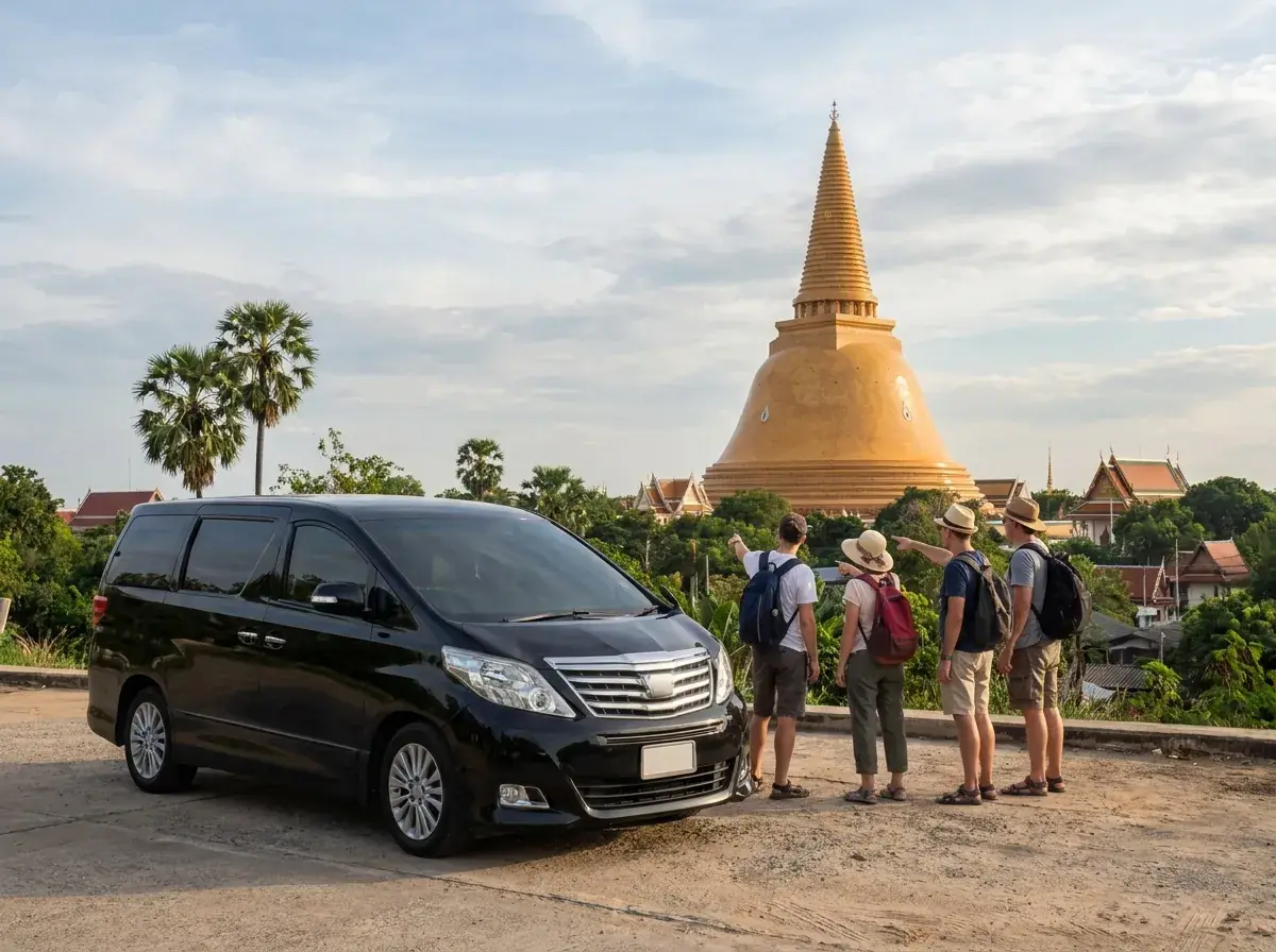 Nakhon Pathom – taxi from Hua Hin