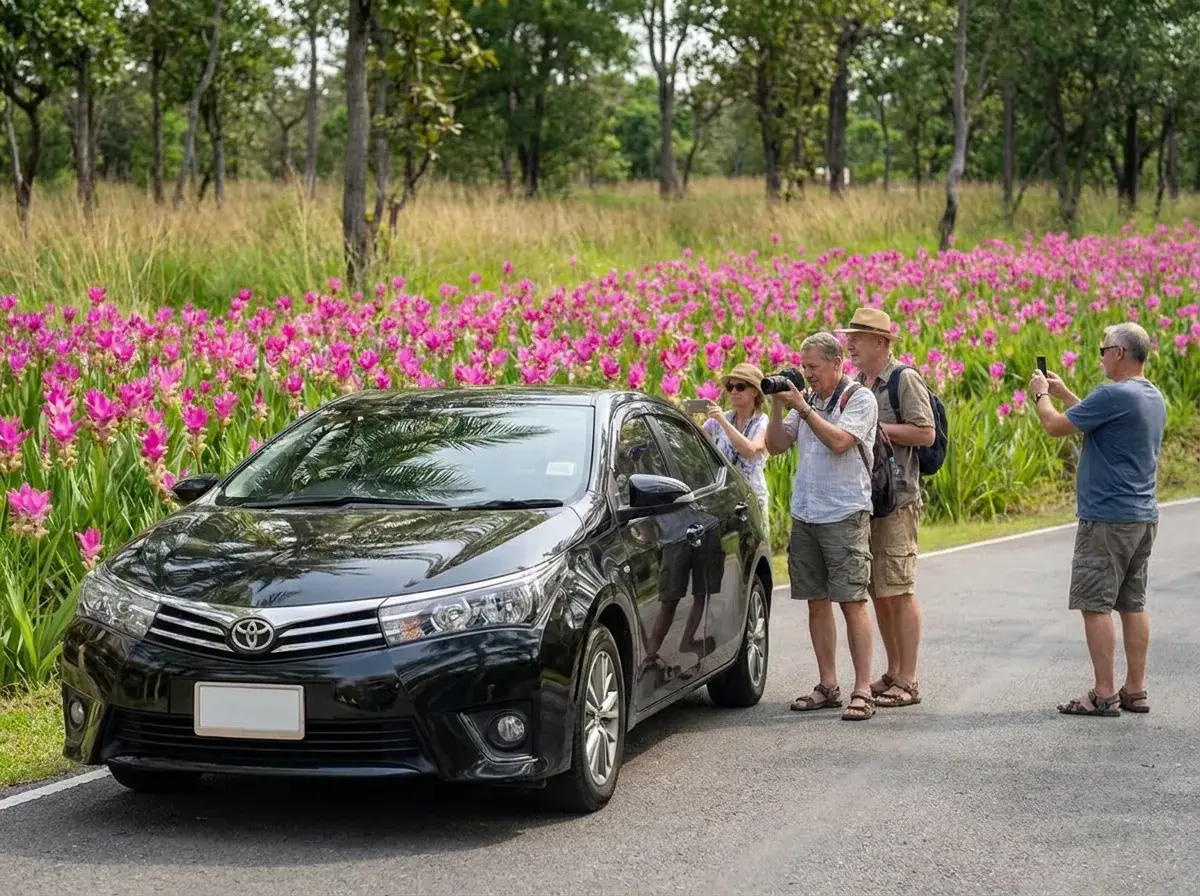Pa Hin Ngam National Park (Siam Tulip Field) – taxi from Hua Hin