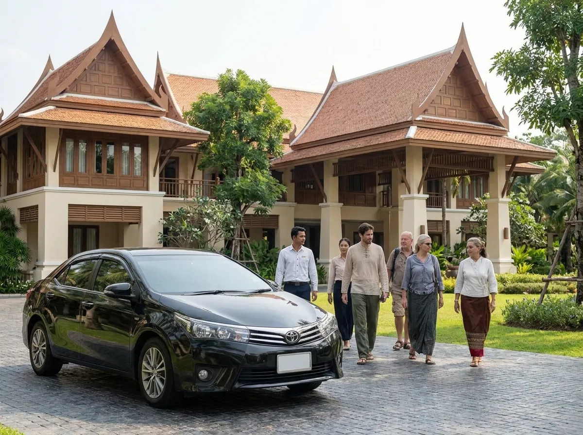 Phu Phan Rajaniwet Palace – taxi from Hua Hin