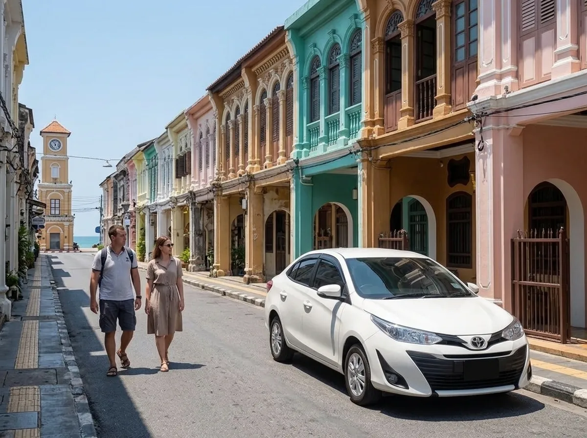 Phuket Old Town – taxi from Hua Hin