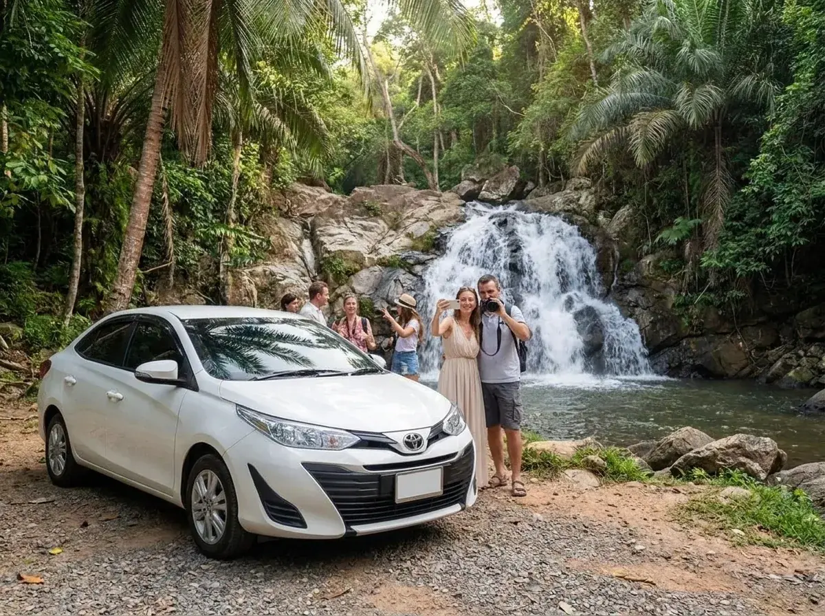 Sai Yok Noi Waterfall – taxi from Hua Hin