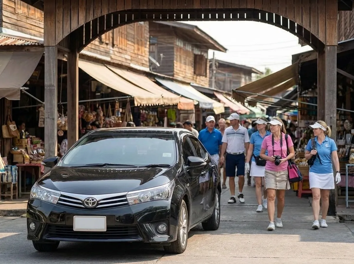 Sam Chuk 100-Year Market – taxi from Hua Hin