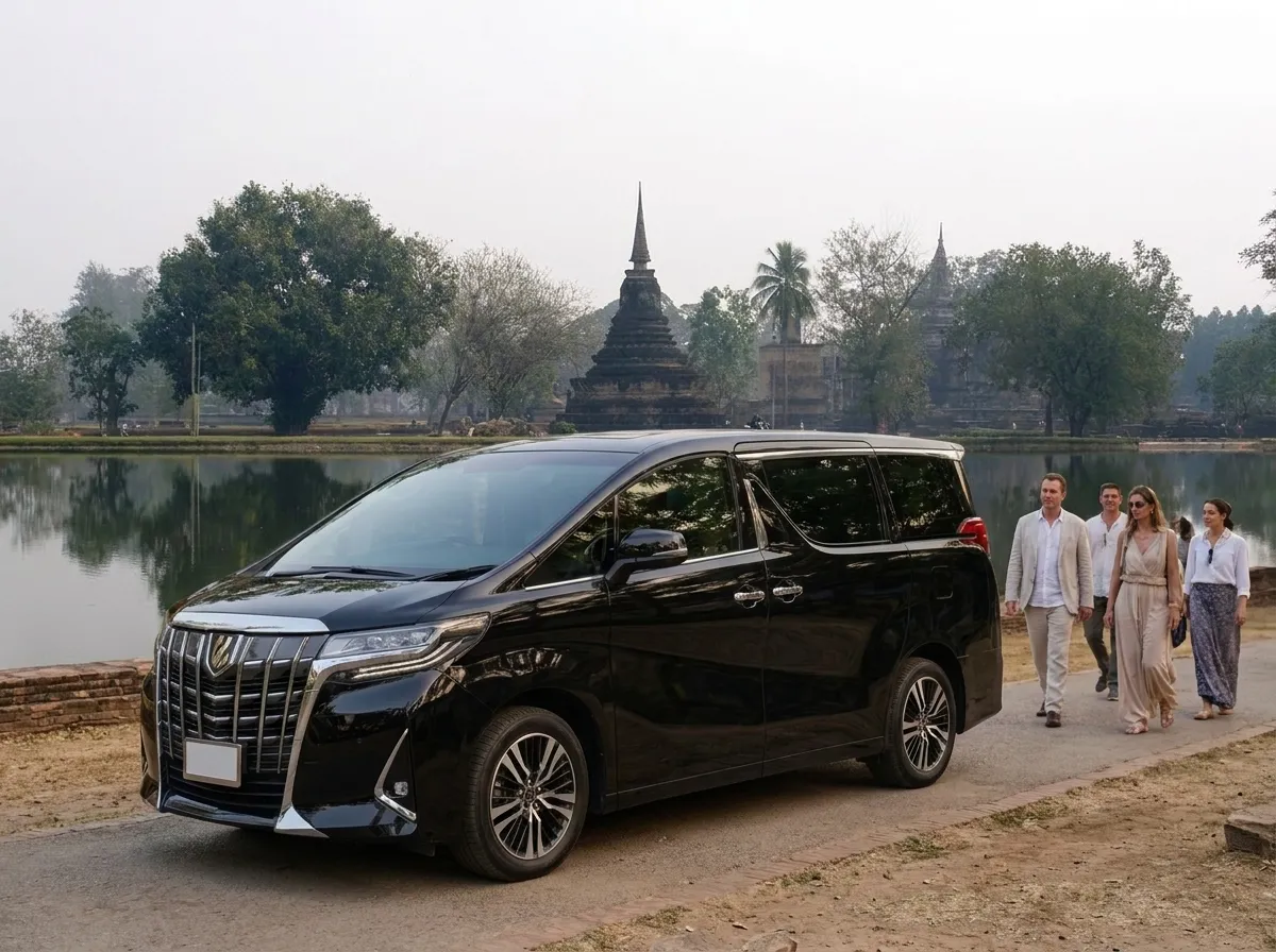 Sukhothai Historical Park – taxi from Hua Hin