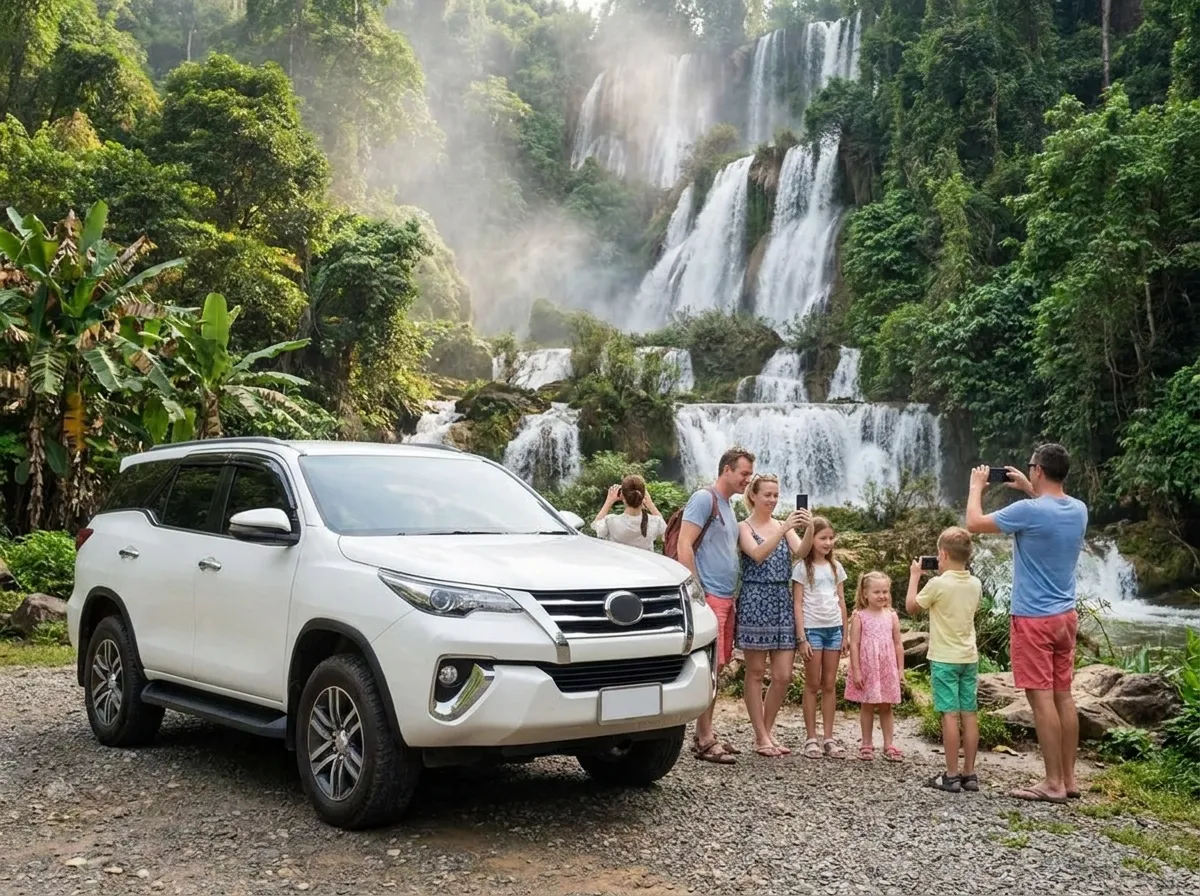 Thi Lo Su Waterfall (Umphang) – taxi from Hua Hin