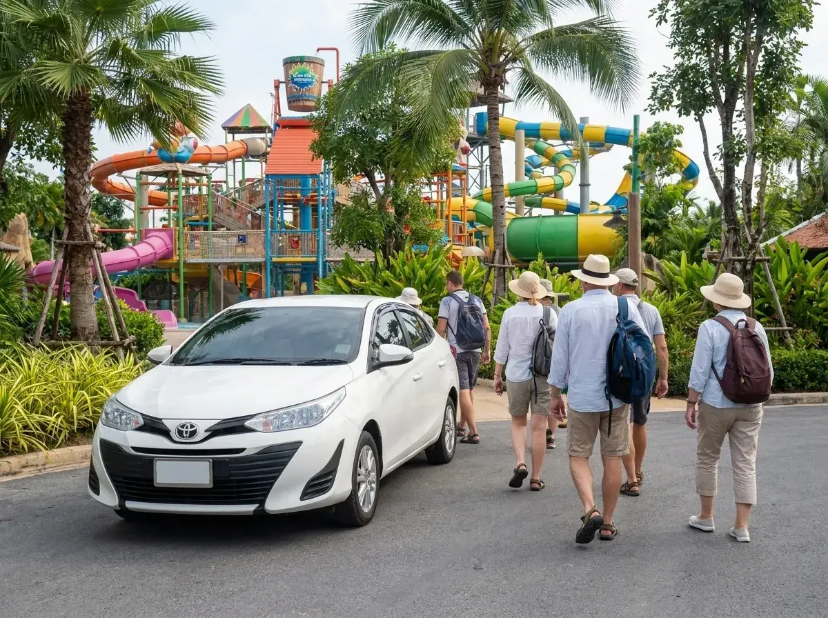 Vana Nava Water Jungle – taxi from Hua Hin