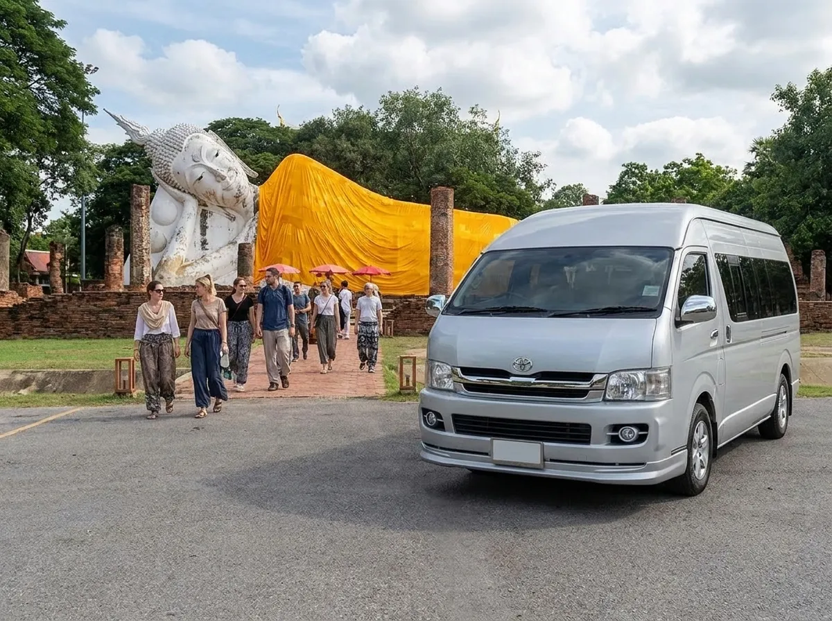 Wat Khun Inthapramun (Reclining Buddha) – taxi from Hua Hin