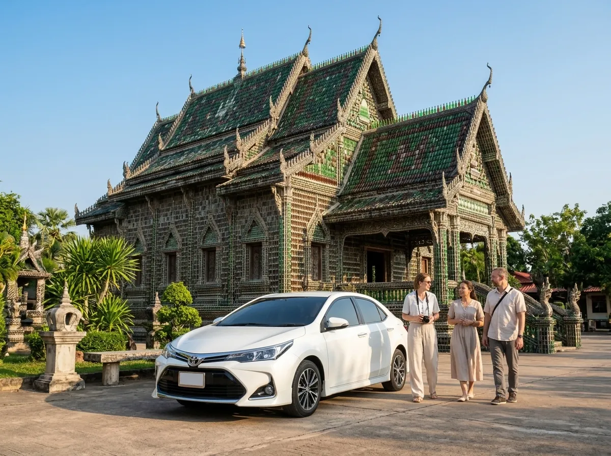 Wat Lan Khuat (Million Bottle Temple) – taxi from Hua Hin