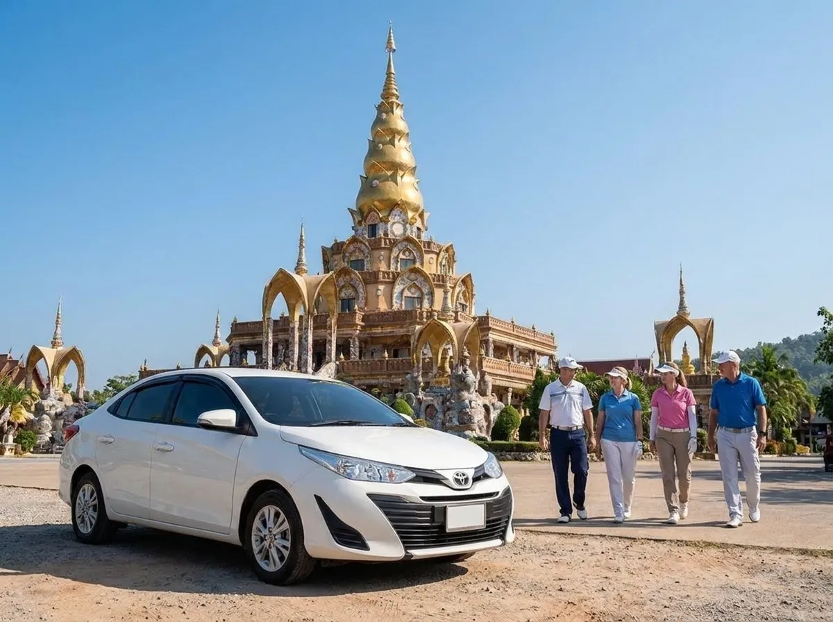 Wat Phra That Pha Son Kaew – taxi from Hua Hin