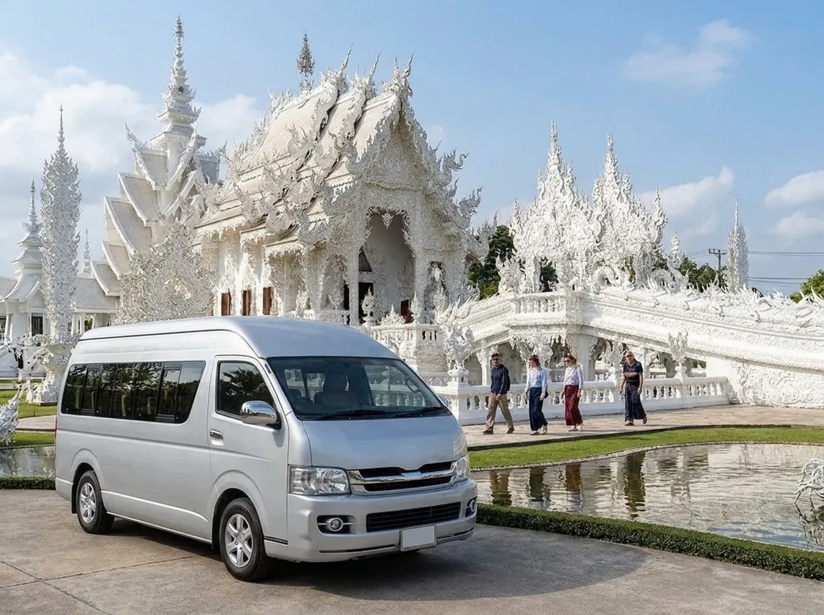 White Temple (Wat Rong Khun), Chiang Rai – taxi from Hua Hin